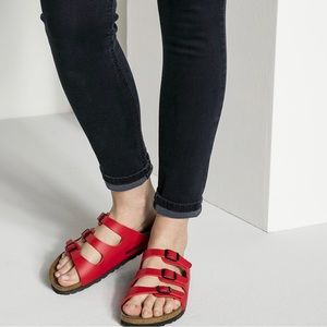 Birkenstock Florida Cherry Red